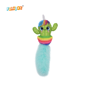 Famipet fabricante personalizado nuevo diseño de planta en maceta gatito juguete suave peluche mascota gato juguete conjunto con hierba gatera - Product Image 6