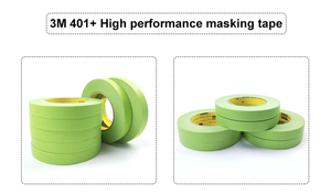 3M401กระดาษกาวสีเขียวประสิทธิภาพสูง3ม. + สำหรับทาสีและตัดแต่งกระดาษเครพที่มีอุณหภูมิสูง - Product Image 3