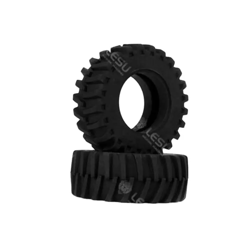 Neumáticos de rueda de goma LESU de 112,9 Mm de diámetro para 1/16 RC DIY modelo de coche Radio Control Tractor piezas de camión Juguetes