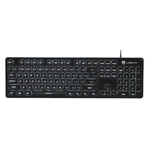 Membrana de juegos RGB para tableta, teclado silencioso con cable y llave iluminada con Chocolate para ordenador, Windows y PC