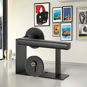 Hiện Đại FP-0211 Kẽm Hợp Kim Thép Chống Trộm Cửa Khóa Đòn Bẩy Mới Thiết Kế Cho Nội Thất Cửa Sổ Kính Chìa Khóa Mở Khóa Cách - Product Image 2