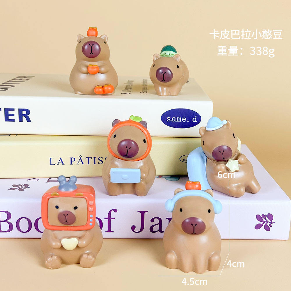 Capybara pequeño saco de frijoles