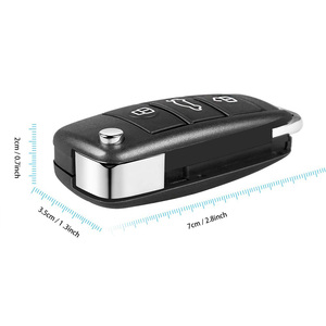 For <strong>Au</strong>-di Keys A6L &amp; Q7 Flip <strong>Remote</strong> Key 3 Buttons 315/433MHz 8E Transponder - Product Image 5