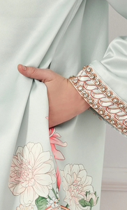 SIPO Eid Muslim Modeste <strong>Ensembles</strong> Modest 2 Piece Sets Middle East Dubai Clothing Beige Arab Long Tunic Tops Pants With Hijab - Product Image 3