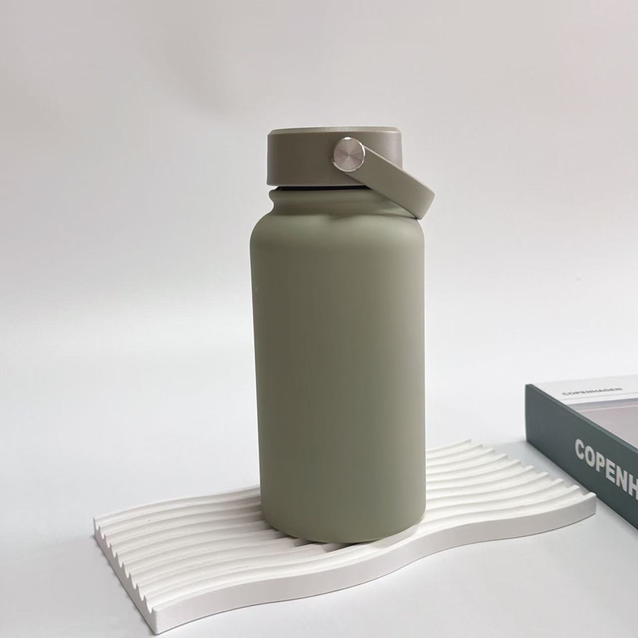 Manchon de base en silicone bleu et blanc