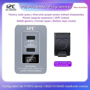<strong>I2C</strong> P15 Pro BGA315 110 70 60 Nand <strong>Programmer</strong> for 6S-15ProMax One-click Purple Screen Nand Format Read Write <strong>Programmer</strong> - Product Image 3