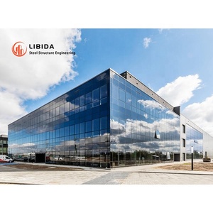 Low Cost Economical Free Design Steel Structure Prefabricated Commercial Building Office Construction - Product Image 3