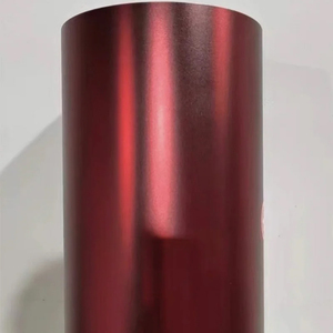 Băng phim Matt tối cao màu đỏ vinyl bọc phim cuộn tự dính Pet Liner(1.64ft * 29.5ft) không khí bong bóng miễn phí tốt độ nhớt - Product Image 5