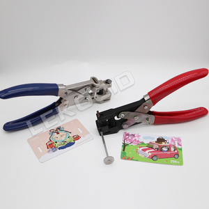 เครื่องเจาะรูช่องยูโรมือถือสําหรับบัตร PVC, ป้ายเครื่องประดับ - Product Image 4
