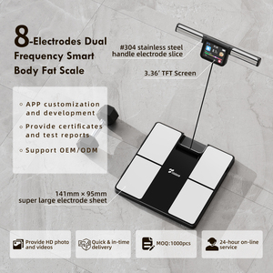 Độc Đáo Thông Minh Cơ Thể Chất Béo Quy Mô Mới 180Kg Phân Tích Điện Kỹ Thuật Số Thủy Tinh <span class=keywords><strong>BMI</strong></span> Thông Minh Trọng Lượng Cơ Thể Phân Tích Quy Mô - Product Image 2