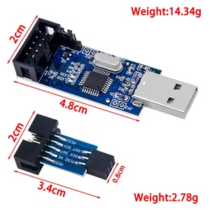 1PCS USBASP USBISP <strong>AVR</strong> <strong>Programmer</strong> USB ISP USB ASP ATMEGA8 ATMEGA128 Support Win7 64 - Product Image 5