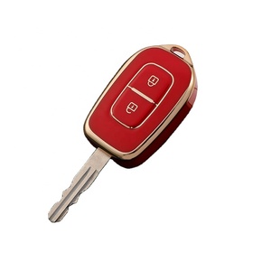 Renault Duster Flip anahtar kutu araba Fob katlanır anahtar aksesuar için özelleştirilebilir Logo - Product Image 1