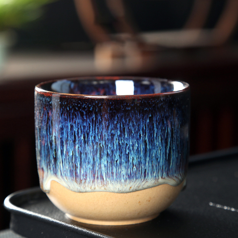 Blue and brown