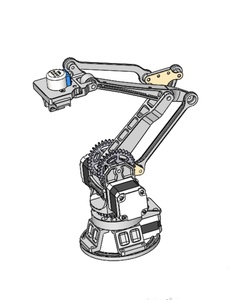 Kit per braccio robotico stampato 3D per auto, compatibile con Arduino per hobbisti ed educatori