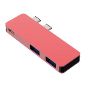 3 in1はMacPro/Air 2019 2018 20172016と互換性がありますTB3100WPDドッキングステーションUSB2.0ハブを備えたデュアルタイプCアダプター - Product Image 2