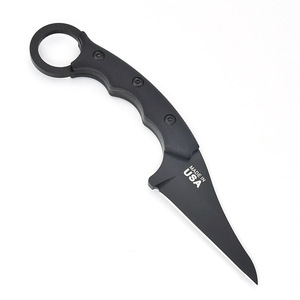 Topps xách tay mini chiến thuật Claw dao độ cứng cao thép không gỉ G10 xử lý Damascus cho cắm trại ngoài trời leo núi - Product Image 2