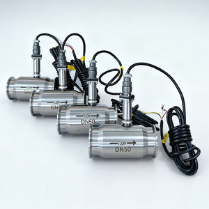 Customizable OEM 2 Inch 1 Inch Variable Area Water/Oil/Liquid Flowmeter Pulse Signal Clamp-On Connection SS304 Material High - Product Image 1