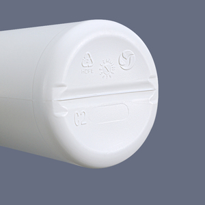 ฝาขวดพลาสติกสีขาวป้องกันการกัดกร่อนทรงกลมขนาด20มล. 50มล. ~ 25L ขวด HDPE ป้องกันการแทรกซึม - Product Image 4