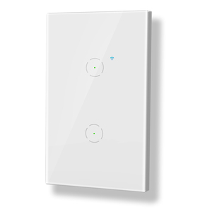 全新设计遥控118黑色现代白色WIFI玻璃面板电源智能触摸开关 - Product Image 4
