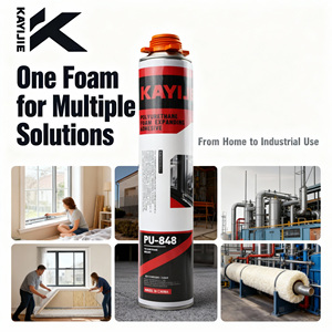 مجموعة رغوة البولي يوريثان العازلة للرش للاستخدام في البناء - رغوة البولي يوريثان ذات الخلايا المغلقة العازلة للصوت - Product Image 2