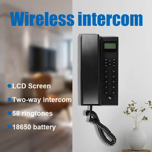 Citofono per interni da esterno sistema di citofono Wireless Full Duplex 1000 metri sistema di citofono domestico a 2 vie con schermo LCD per la casa - Product Image 3