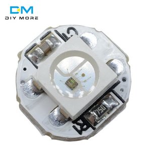 10PCS WS2812B Addressable <strong>LED</strong> Pixel Light SMD 5050 RGB SMD on Heat Sink PCB Board <strong>LED</strong> Module Pixels Light 5V DC - Product Image 1