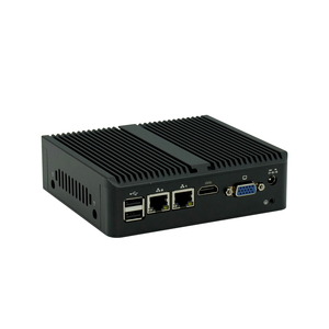 N100 2 Lans ile fansız Mini PC Mini masaüstü endüstriyel bilgisayar N100 cpu abd/ab fişler fansız mini pc - Product Image 3