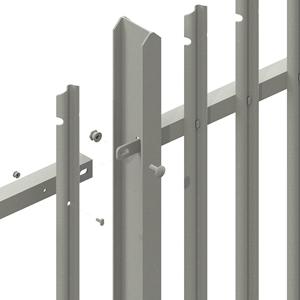 Endüstriyel güvenlik Metal çelik çit çit ferforje Palisade eskrim - Product Image 4