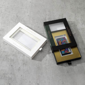 PVC窓引き出し紙箱キューブシュガー引き出し紙箱 - Product Image 2
