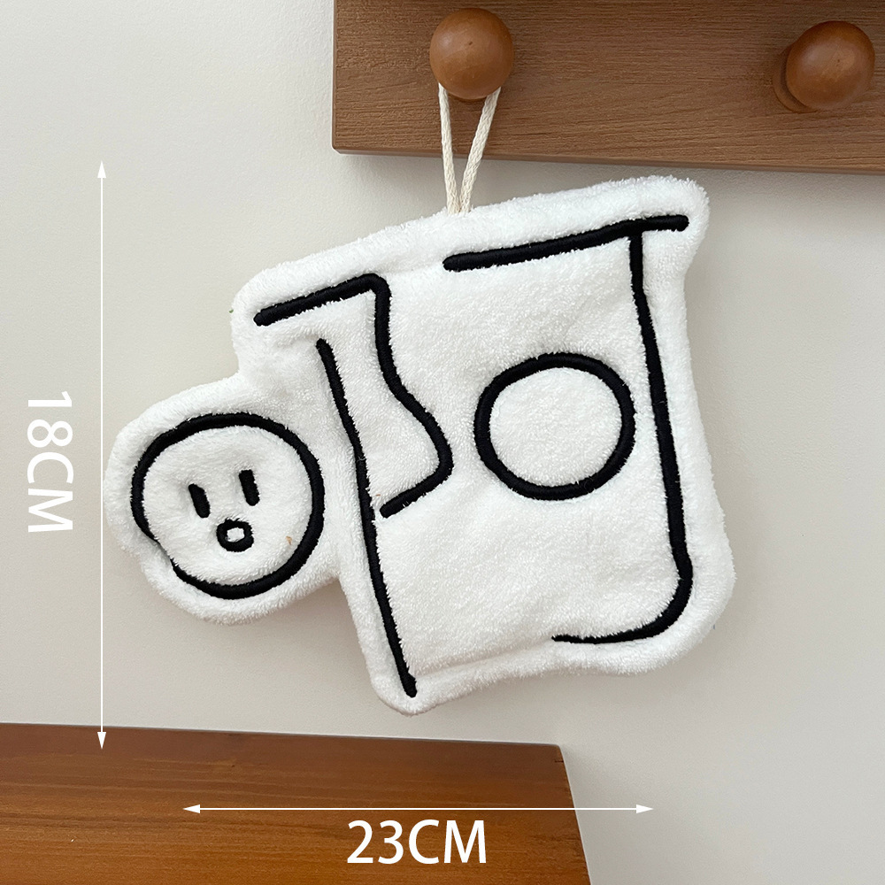 Words and hand towels