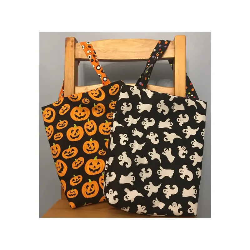 Commercio all'ingrosso di Halloween decorazioni per la casa all'aperto Tote Bag dolcetto o scherzetto borse di Halloween