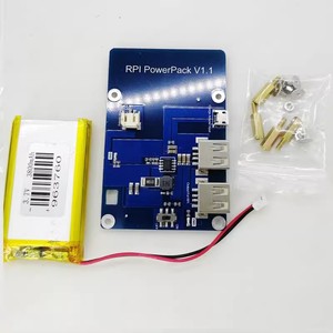 Raspberry PI Lithium Power Expansion Board Dual-USB-Ausgang für das Pi3-unabhängige externe Netzteil Mobiles Netzteil