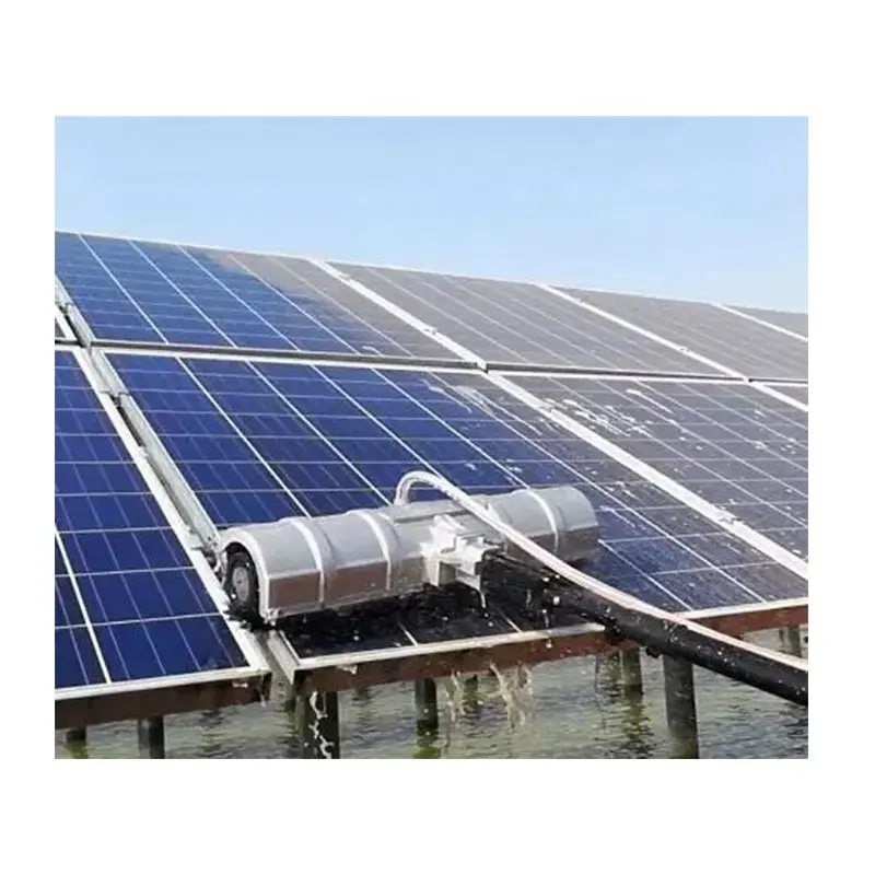 Cepillo de limpieza de panel fotovoltaico solar, equipo de herramientas, máquina de limpieza de paneles solares fotovoltaicos telescópicos de 7,2 M