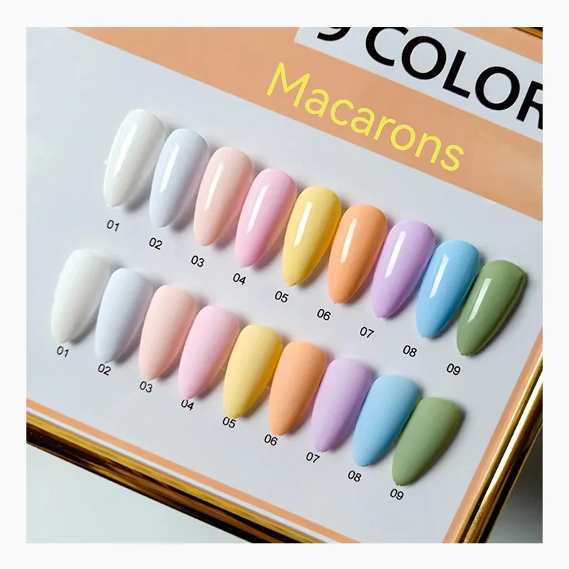 2024 ขายร้อนสี Macaron เจลโปแลนด์Professionalเคลือบเล็บเจลง่ายปิดไม่มีกลิ่นUV GEL Lacquer