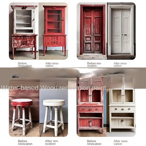 Tùy Chỉnh Nước Gỗ Sơn Mài Đồ Nội Thất Sửa Chữa Màu Sắc Thay Đổi Bàn Ghế Cạnh Giường Ngủ Cửa Lớp Phủ Sơn Lỏng Tùy Chọn Màu Sắc - Product Image 2