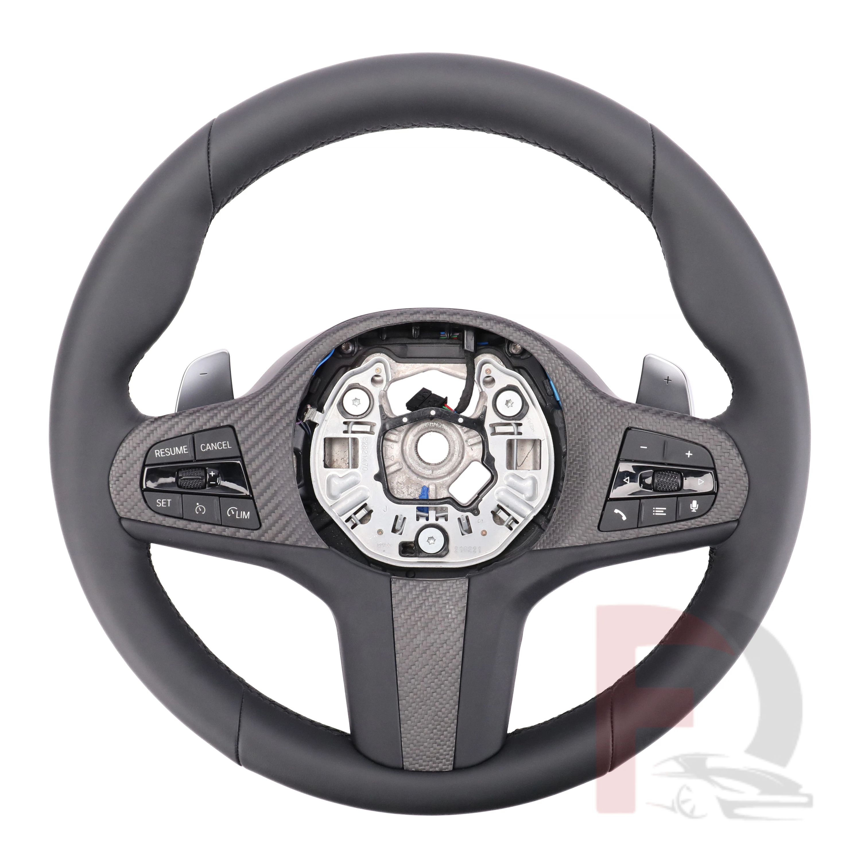 Full leather; Dry carbon fiber button trim