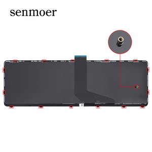 Tastiera per Notebook per HP 15 G1 15 G2 17 G1 17 G2 retroilluminazione cornice nera con punta - Product Image 3