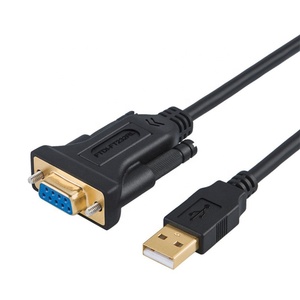Xput USB2.0からシリアル9ピンDB9RS232メスアダプターコンバーターケーブル (Windows10用)