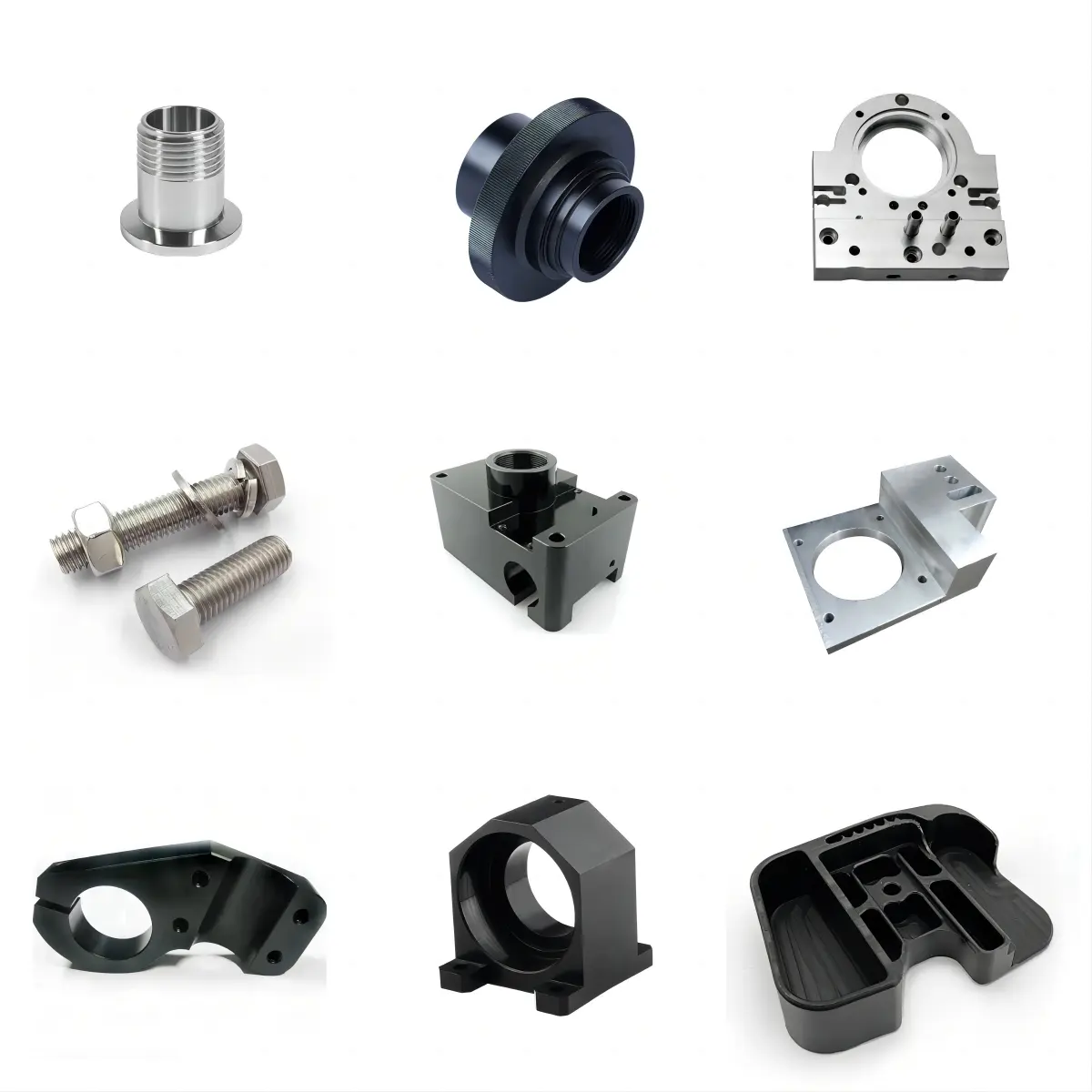 Huarui Aluminum Parts Hardware Accessories CNC Machining Machinery Services with 4axis 5 axis Machine