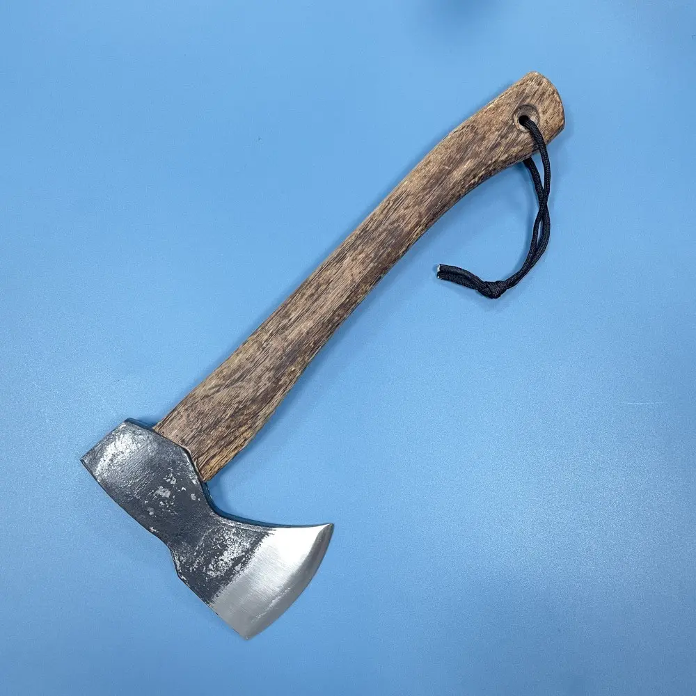 ZC45CY1 Builder hatchet baja karbon tinggi Axe hutan berkebun berkarbon pegangan kayu alat pemotong