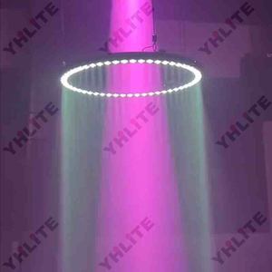 แสงไฟบาร์บาร์ผับ LED วงกลมสีเต็มรูปแบบย้อนยุคไฟสำหรับ DJ ดิสโก้ผับไฟ LED เมทริกซ์แสงไฟ DMX512ควบคุมแสงบาร์ - Product Image 3