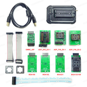 XGecu新T48 [TL866-3G] 程序员V12.01支持28000 + 集成电路，用于SPI/Nor/NAND闪存/EMMC BGA153/162/169/100/221 TSOP/SOP/PLCC
