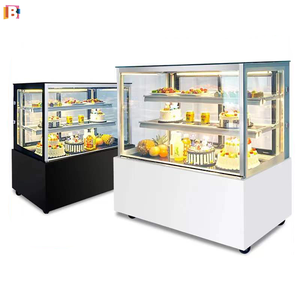 Good Sale LED Lighting Glass Door Display Cooler for Dessert Store Application Sliding Out Fridge and Cake Display <strong>Chiller</strong>
