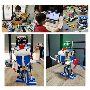 16 in 1 bina bit süper kiti Python ve Makecode programlama için eğitim robotu oyuncak microbit V1and V2 ile uyumlu