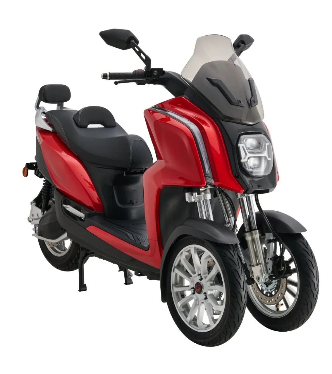 2023 नई डिजाइन ई तिपहिया उल्टे रिवर्स तीन राउंड इलेक्ट्रिक झुकाना trikes 3 व्हीलर संकीर्ण ट्रैक वाहनों