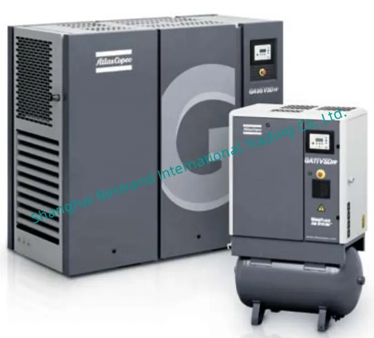 Compressor de ar de parafuso giratório elétrico Atlas Copco 55KW/75HP GA55/GA 55+/GA 55 VSD injetor de óleo