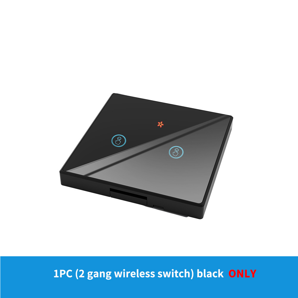 Black - 2 gang