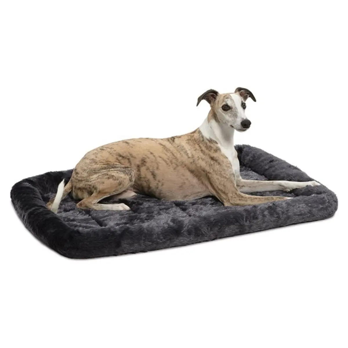 Cama cinza de 36l-polegadas ou cama de gato, cama confortável para cachorros e gatos de estimação, máquina de lavar fácil