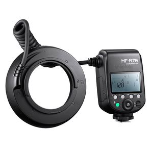 Godox MF-R76-N环76 5000K微距发光二极管环形灯微距闪光灯适用于DSLR佳能索尼尼康相机