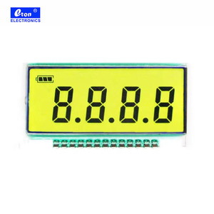 Hochwertiges LCD 7-Segment-LCD-Glas 5-stelliges 7-Segment-Display 14-polig TN Positiv Benutzer definiertes LCD-Panel in kleiner Größe - Product Image 2